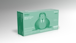 Gloves Exam Nitrile P-F Ventyv™ Select 3.0 WALRUS Small NonSterile Nitrile Standard Cuff Length Textured Fingertips Cobalt Blue Chemo Tested (300/BX 10BX/CS) by Ventyv  ID 10346102